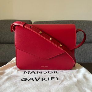 Mansur Gavriel Crossbody Bag in Red